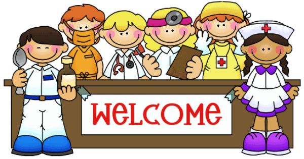 clip art welcome with nurses